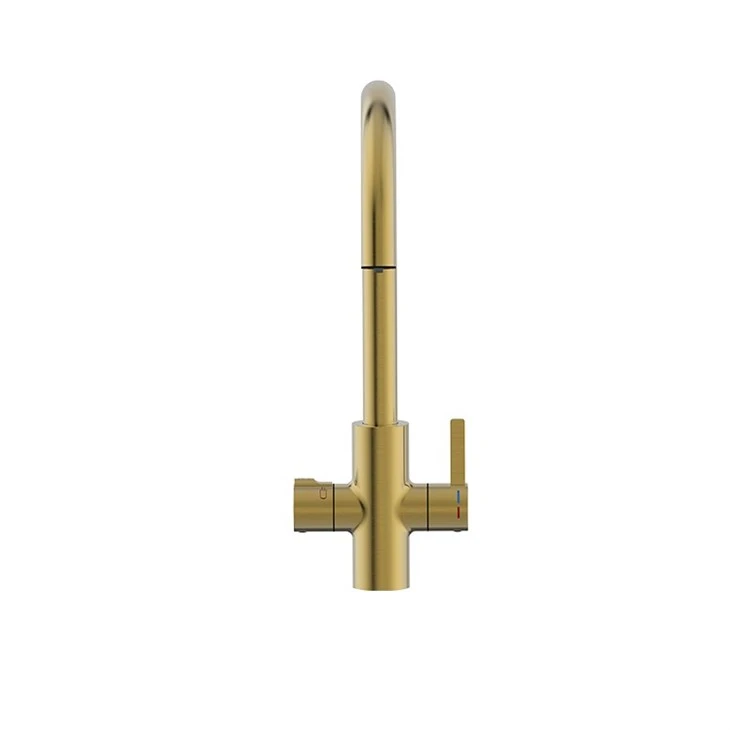 filtrata brushed gold 4 in 1 boiling water kitchen tap